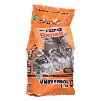 SUPER BENEK UNIVERSAL kačių kraikas Bentonito granulės Natūralus 5 l