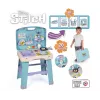 Žaidimų virtuvėlė SMOBY Stitch Kitchen 7600311909 su priedais – vaikiškas vaidmenų žaidimų virtuvės rinkinys