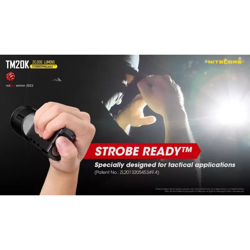 Žibintuvėlis Tiny Monster SERIES/20000 liumenų TM20K Nitecore