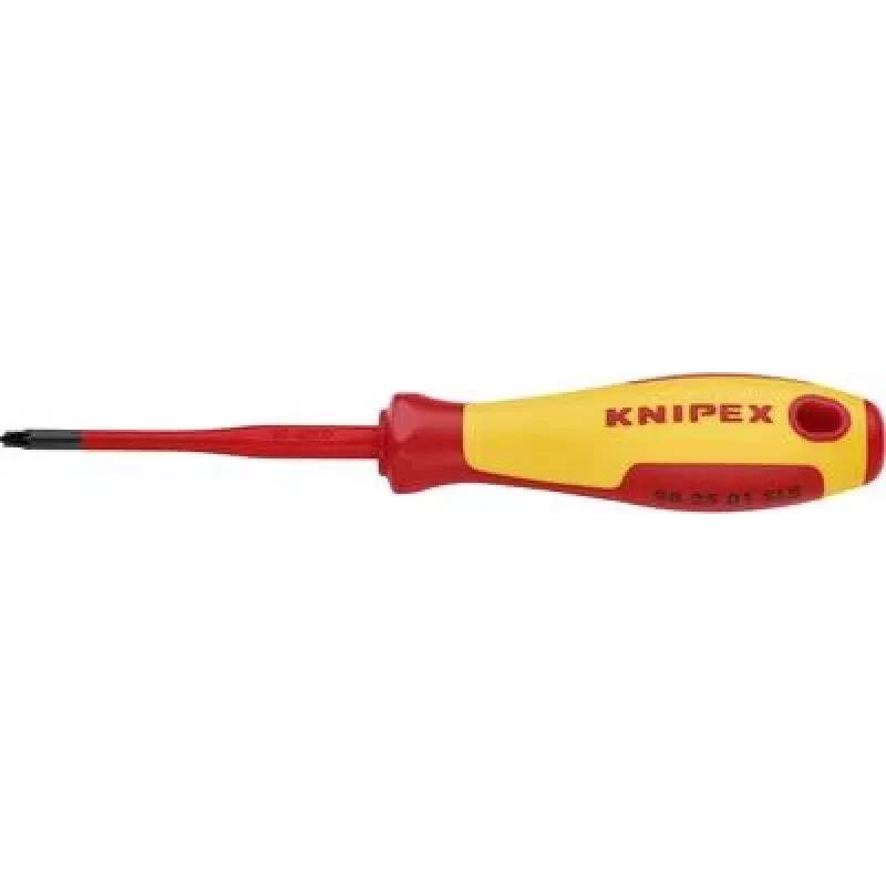 Knipex VDE plius/minus atsuktuvas, dydis PZ 1, ašmenų ilgis: 80 mm (98 25 01 SLS)