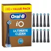 Pakaitinės dantų šepetėlio galvutės BRAUN Oral‑B iO Ultimate Cleaning (10 vnt. pakuotė)