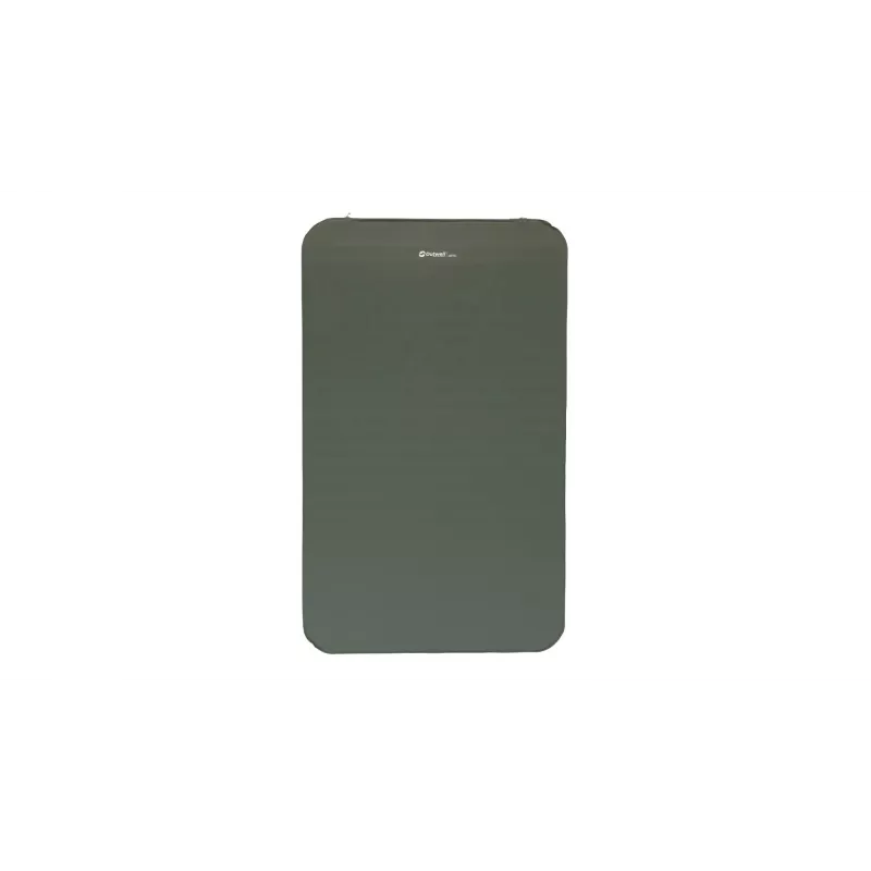 Dvigubas pripučiamas čiužinys Outwell 400146 — 1350×2030×100 mm, poliesteris, žalia/pilka