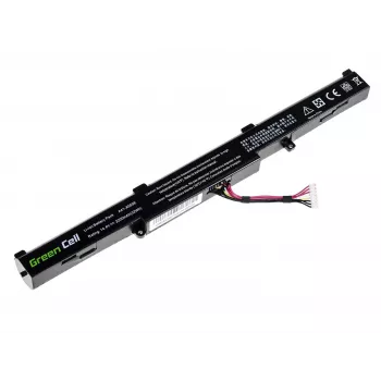 Baterija Green Cell AS77 ASUS nešiojamiesiems kompiuteriams — Li-Ion 15 V, 2200 mAh, 4 elementai, juoda