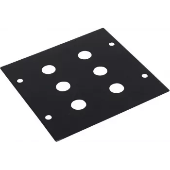 Omnitronic modulio 2U panelė su 6 lizdinėmis jungtimis, 88×88 mm