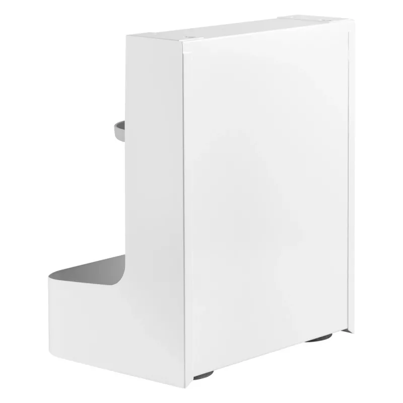 Ergo Office po stalu pastatoma saugojimo dėžė / organizatorius su priedų lentyna, balta, maks. 5 kg, ER-442
