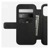 Mobiliojo telefono odinis aplankas Nomad Modern Leather Folio Cover, skirtas iPhone 17 Pro, 16 cm (6,3 colio), juodas, 4 kortelių kišenės