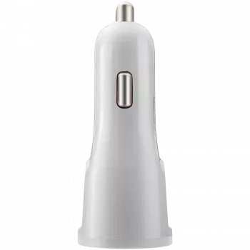 CANYON automobilinis kroviklis C-033 2.4A/USB-A su integruotu Lightning laidu Baltas