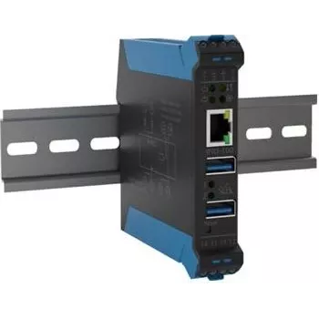 Įrenginių serveris SEH INU-100 M07210 DIN bėgelio montavimui su 1x Ethernet prievadu