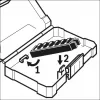 Suktuvinių grąžtų rinkinys Bosch 2608577146