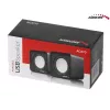 2 krypčių PC garsiakalbis Audiocore AC870 B — 3 W RMS, laidinis USB maitinimas, 3,5 mm įvestis, 2.0 kanalai