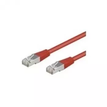 Wentronic Goobay CAT 5e komutacinis kabelis, SF/UTP, raudonas, 10 m - CCA vario mišinys (68037)