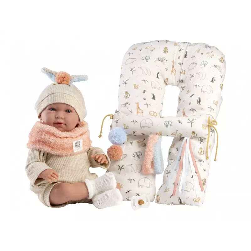 Llorens Mimi Baby 42 cm lėlė — verkianti lėlytė su tikroviškomis savybėmis ir minkštu kūnu