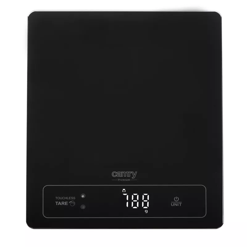 Virtuvinės svarstyklės Camry CR 3175 Maksimali apkrova 15 kg Padala 1 g Ekranas LED Juoda