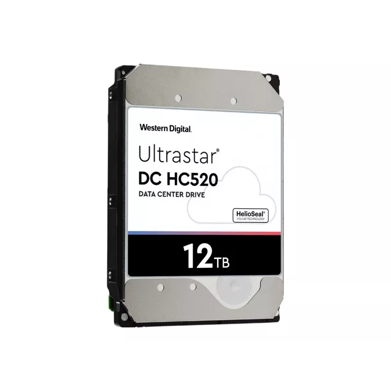 WD Ultrastar DC HC520 HUH721212AL5200 - Kietasis diskas - 12 TB - vidinis - 3,5 colio (8,9 cm)