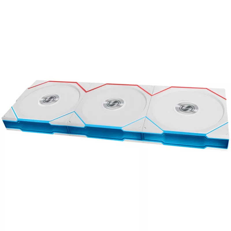 LIAN LI UNI FAN TL Wireless 120 mm ARGB Reverse Blade, 3 vnt., balta