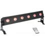 EUROLITE AKKU Bar-6 Entry QCL RGBW LED juosta, 6x4W šviesos diodai, maitinama baterijomis nešiojamas apšvietimas