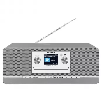 TechniSat DIGITRADIO 372 CD IR internetinis analoginis ir skaitmeninis radijas, antracito, sidabro