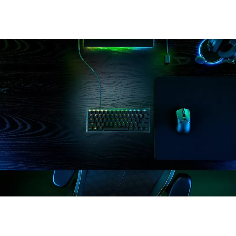 Razer Huntsman V3 Pro Mini klaviatūra Gaming USB QWERTZ vokiška juoda