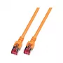 EFB-Elektronik RJ45 komutacinis kabelis Cat.6 S/FTP LSZH oranžinis 1 m