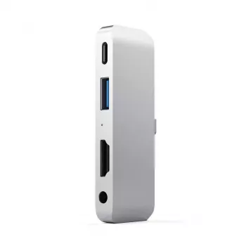 Satechi aliumininis USB-C šakotuvas skirtas iPad Pro, sidabrinis