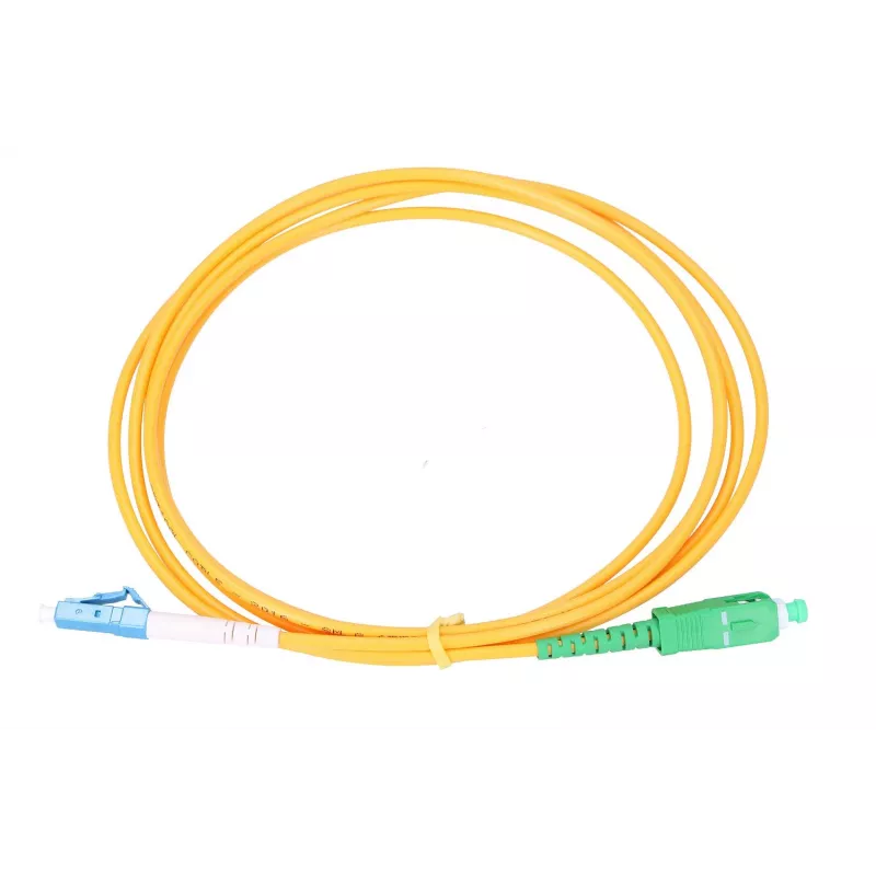 Patchcord Extralink SC/APC – LC/UPC Single Mode G.657.A1, Simplex, 3 mm, 3 m