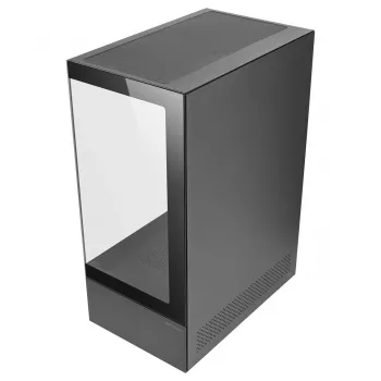 PC korpusas TACENS Mars Gaming MC-XO Midi bokštas Juodas — ATX/Micro-ATX/Mini-ITX, maitinimo šaltinis apačioje, 1×120 mm galinis ventiliatorius, palaiko iki 328 mm GPU