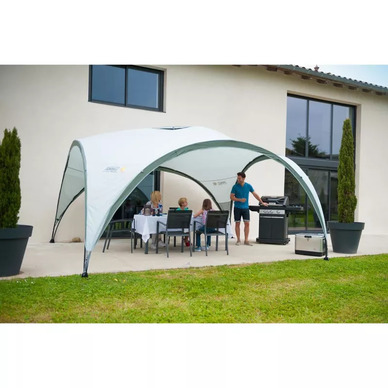 Pavillon renginių pastogė, 4,5 x 4,5 m (šviesiai pilka / pilka)
