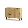 SCANDI 1D3S plonas ąžuolas ARTISAN komoda