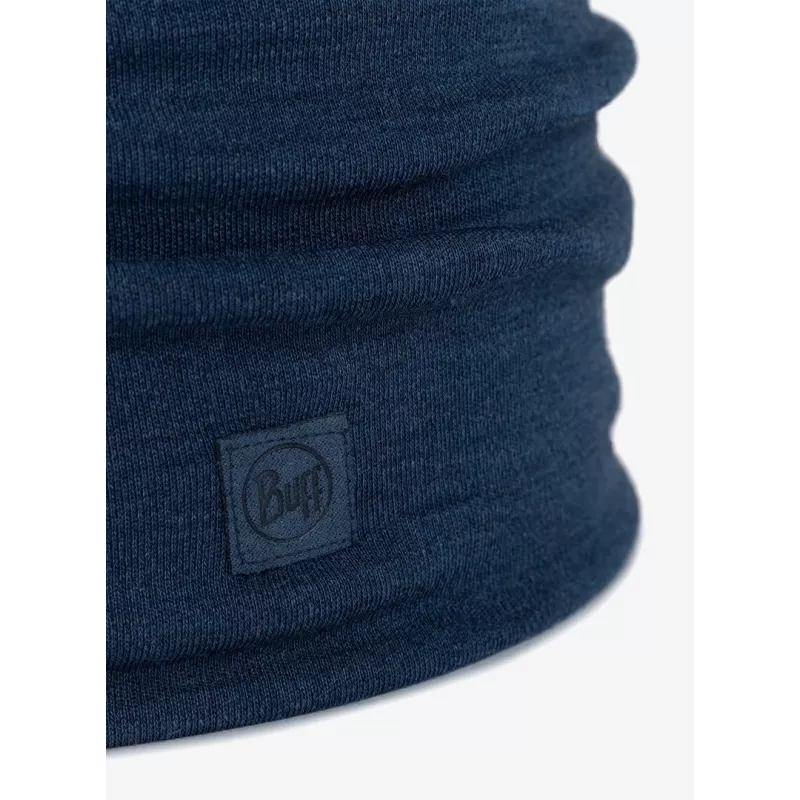 Buff merino vilnos kaklo ir veido šildytuvas slingas modelis 113018.779.10.00 — sunkus, vientisas, unisex, mėlynas
