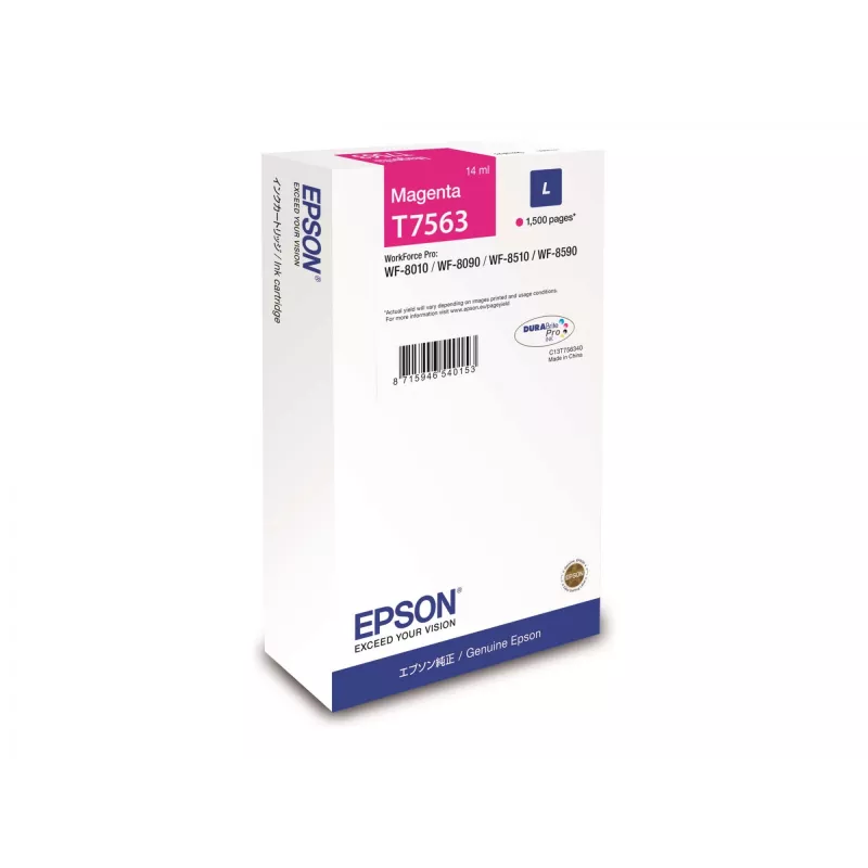 Epson C13T75634N rašalo kasetė 1 vnt. Originali standartinės talpos purpurinė