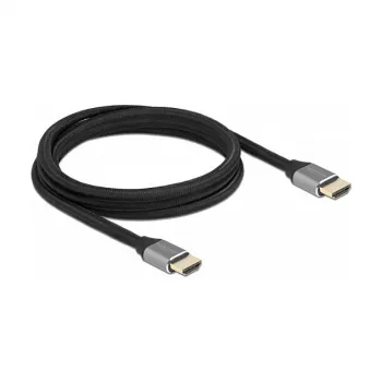 Delock Itin didelės spartos HDMI laidas 48 Gbps 8K 60 Hz pilkas 2 m sertifikuotas