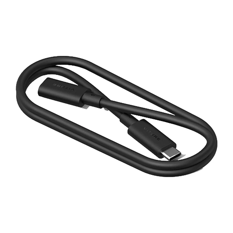 USB-C kištukas į USB-C lizdą ilgintuvas Viture One-UCEx-50-Blk, USB 3.2 Gen1, 50 cm, juodas