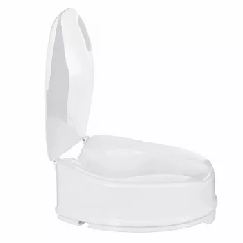 Pakeliamo tualeto sėdynės priedas ActionMed NT15AM — prailginimas, 15 cm aukštis, polipropilenas, užrakinamas, maks. apkrova 180 kg, vidinė anga 210×268 mm, plotis 360 mm