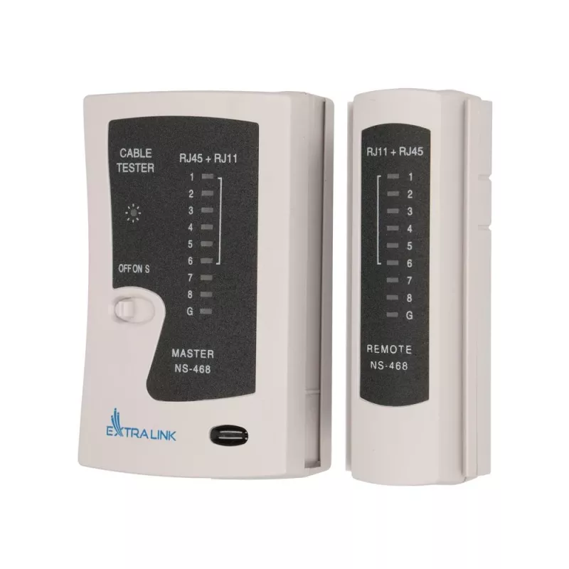 Extralink kabelis Tester, RJ45 RJ11