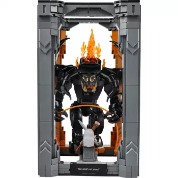 LEGO ICONS 10367 „Žiedų valdovas“: Balrogo knygų niša