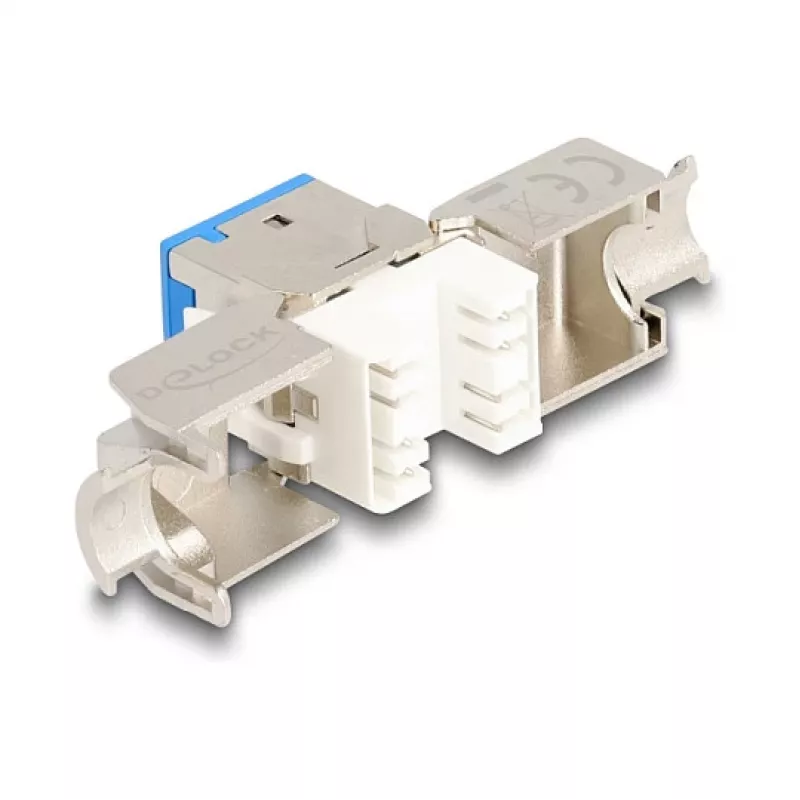 DeLOCK keystone modulis 88113 Plokščias RJ-45 Mėlynas 10 vnt.