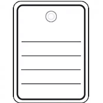 Herma prekių etiketės 6821 40x50 mm su akute / virvele