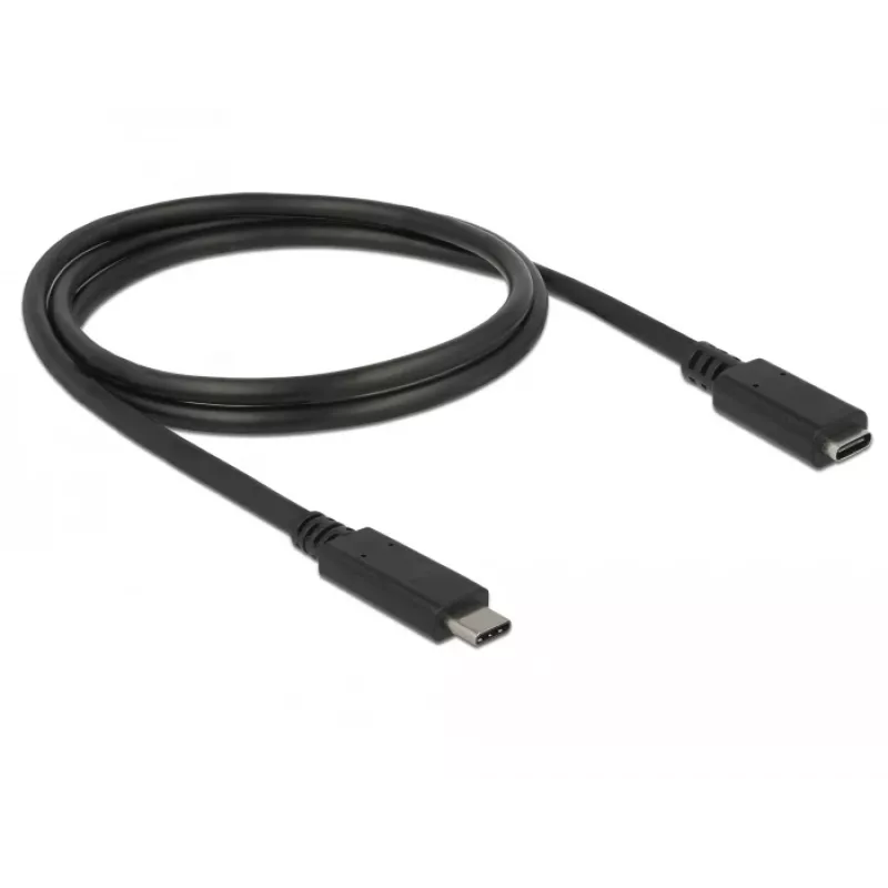 USB kabelis DeLOCK 85533 USB 3.2 Gen 1 1m USB C juodas