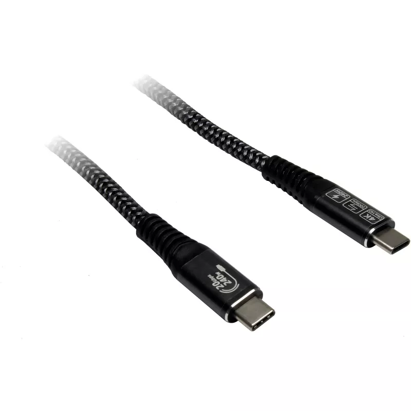 Inter-tech 88885672 USB laidas, juodas