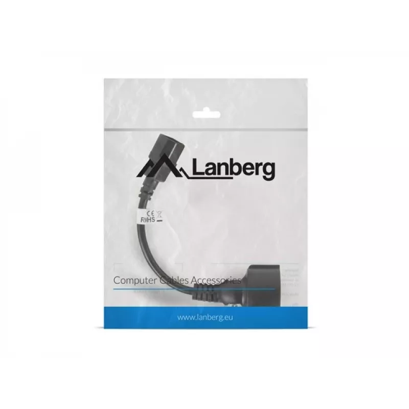 Lanberg CA-C14E-10CC-0018-BK jungiamumo priedas juodas