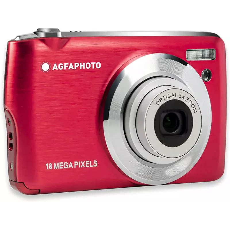 AgfaPhoto Compact Realishot DC8200 1/3.2 Kompaktiška kamera 18 MP CMOS 4896 x 3672 pikseliai Raudona (DC8200RD)