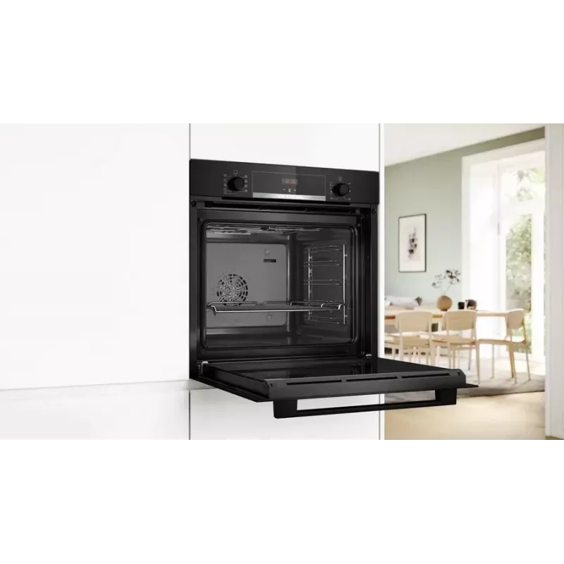 BOSCH HBA514BB3 orkaitė + BOSCH HEZ538000 vieno lygio teleskopiniai bėgeliai
