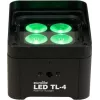 LED plovimo šviestuvas EUROLITE TL-4 QCL RGB+UV — 4-in-1 RGB+UV šviesos diodai scenos ir renginių apšvietimui