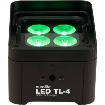 LED plovimo šviestuvas EUROLITE TL-4 QCL RGB+UV — 4-in-1 RGB+UV šviesos diodai scenos ir renginių apšvietimui