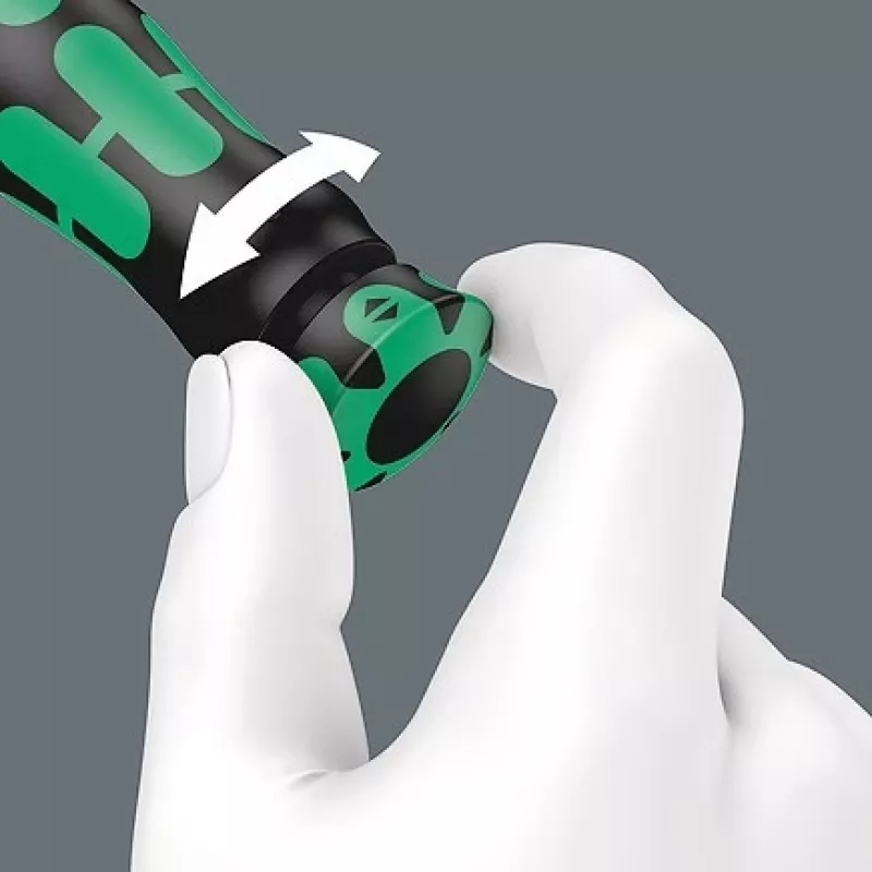 Wera Click-Torque C 3, 1/2 colio dinamometrinis veržliaraktis su reversiniu reketu, 40 Nm – 200 Nm