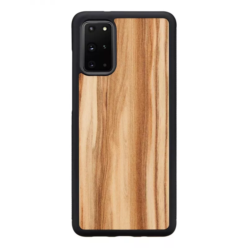 Telefono dėklas man and wood Galaxy S20+ cappuccino Juoda – apsauginis išmaniojo telefono dangtelis