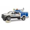 Automobilis Dodge RAM 2500 su besisukančiu švyturėliu Gaidys BRUDER 02509