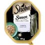 Drėgnas kačių maistas paketėlyje Sheba dėklas su veršiena padaže 85 g