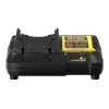Baterijų įkroviklis DeWalt DCB1104-QW, skirtas 10,8 V ir 14,4 V ličio jonų baterijoms, kompaktiškas dizainas