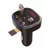 FM siųstuvas VAKOSS TC-B439K Bluetooth USB, 87.5–108 MHz, microSD/USB atkūrimas, 5V/3.1A išvestis, RGB ekranas